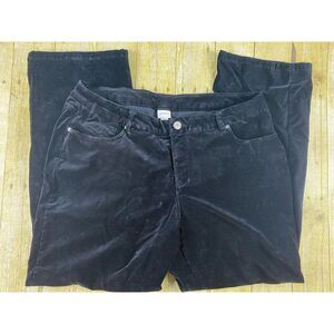 Venezia Women's Size 20 Black‎ Velvet Pants Dress Career Business Holiday